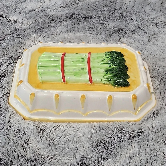 Vintage Sigma made in Japan Asparagus Ceramic Mold, Wall Hanging - Picture 4 of 8